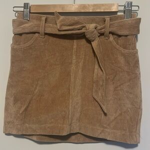 Abercrombie Kids Brown Corduroy Skirt